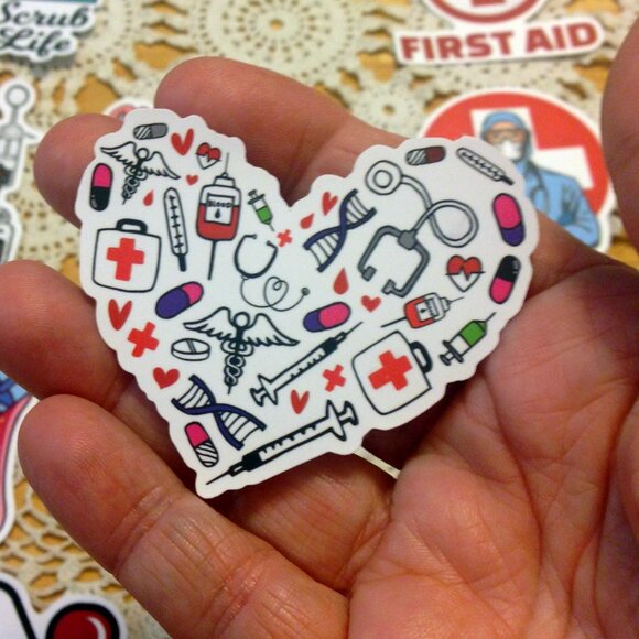 Scrub Life, Nursing stickers, locker stickers, crafts or scrapbooking - Picture 2 of 5